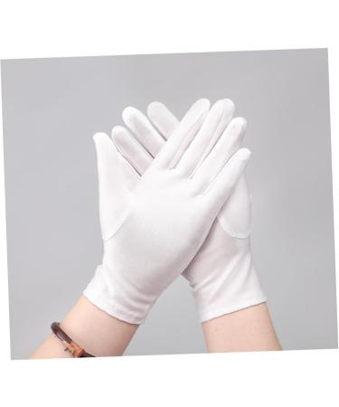 Angoily 20 Pairs Beauty Hand Gloves Cotton Gloves Cooking Prep Gloves Paraffin Hand Mitts Moisturizing Gloves Meal Prep Gloves Hand Moisturizer Gloves Mittens White Gloves Short Work - Buy Online on GoSupps.com