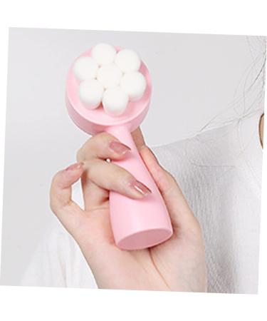 Ipetboom Double Sided Facial Cleansing Brush Lady Facial Brush Silicone Face Scrubber Brush for Face Cleaning Brush Female Facial Brush Silica Gel 3d Pores Makeup Brush Pink - Buy Online on GoSupps.com