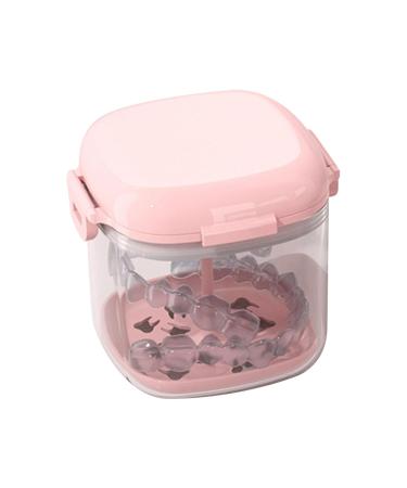 Geteawily Rosa: Premium Orthodontic Box for Braces | Aligner Case with Mirror & Brush | Food-Grade Transparent Bracket Holder - Buy Online on GoSupps.com