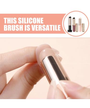 Shop Baluue 3pcs Silicone Lip Makeup Brush Set | Reusable & Soft Applicators for Lipstick Gloss Balm & Eyeshadow - International Shipping Available - Buy Online on GoSupps.com