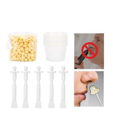 50g Facial Nose Hair Removal Wax Beans - Includes Applicator Sticks for Body & Bikini Hair Removal - Buy Online on GoSupps.com