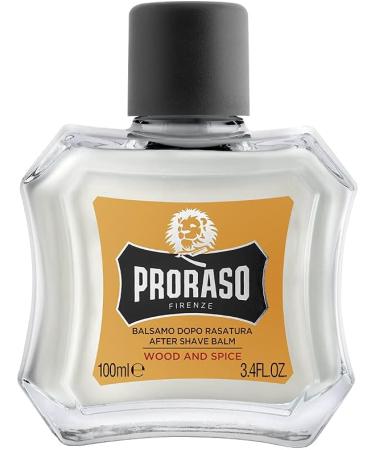 Proraso Wood and Spice After Shave Balsam & Beard Oil - Cedar Wood & Citrus | 100 ML & 30 ML | Made in Italy - Premium Grooming for Beards & Skin - Buy Online on GoSupps.com