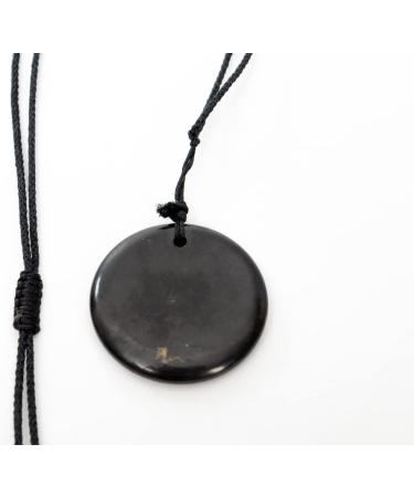 Shungite Pendant - Healing Stone for Chakra & Energy Balancing | Shop Internationally - Buy Online on GoSupps.com