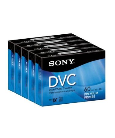 Sony 60 Minute DVC Premium (5 Pack)