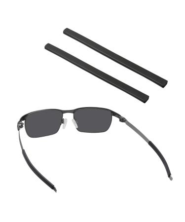 BlazerBuck Replacement Ear Socks for Oakley Tincup OX3184 / Tincup 0.5 OX5099 Glasses Black