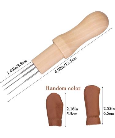 Felting Needle with 3 Needles Tool Needle Felting Supplies  Wool Felting Supplies Needle Felting Tool with Finger Protector for Home Craft Work - Buy Online on GoSupps.com