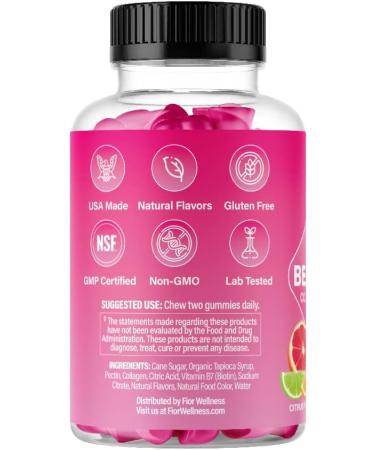 Fior Wellness Biotin and Collagen Supplements - Hair, Skin, and Nails Vitamins | Collagen & Biotin Gummies | 60 Count Pack - Buy Online on GoSupps.com
