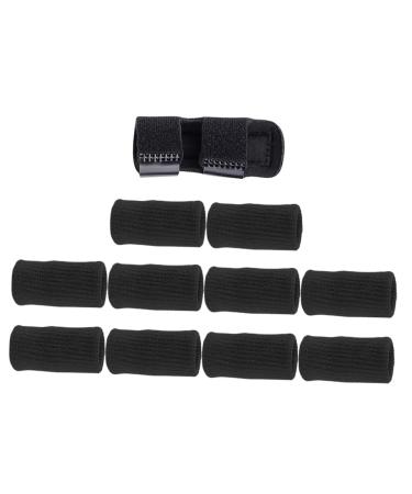 FRCOLOR 1set Splint Protector Urine Temperature Bottle Sports Cots Broken Brace Protective Cover High Sleeve Protective Equipment Thumb Sponge Composite Cloth
