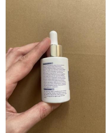 Bakuchiol Face Serum - Natural Retinol Alternative | Organic Vitamin C Moisturizer | Vegan Anti-Aging Treatment for Wrinkles - Buy Online on GoSupps.com