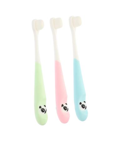 Magiclulu 3st travel toothbrush for children child teeth brushing colored children's toothbrush toothbrushes made of silicone toothbrush children soft rubber products for children ABS toddler