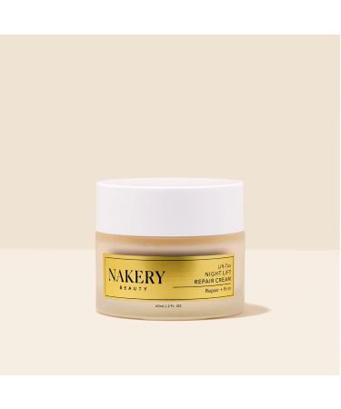 Nakery Lift-Tox Night Cream for Women - Overnight Anti Wrinkle Face Cream for Firmer & Smoother Complexion - Hydrating Night Cream for Women with Crepey Skin - Rich Night Face Cream for Mature Skin Original - Buy Online on GoSupps.com
