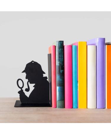 Balvi Sherlock Black Metal Bookend | Original Design | Stylish Home Decor | International Shipping Available - Buy Online on GoSupps.com