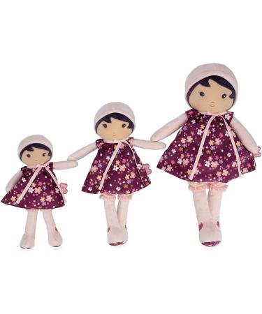 Kaloo Tendresse Violette My 1st Soft Doll 32cm Fabric Doll Floral Dress - Large Gift Box - Customisable Ribbon - 0 Months - Buy Online on GoSupps.com