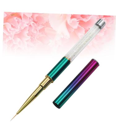 Healeved Nail Painting Pen Nail Art Liner Nail Art Tips Builder Brush Extension Gel Brush Nail Dotting Pen Manicure Accessories Manicure Nail Art Brush Nail Art Pen Draw Flowers Line Pen Size 2 As Shown
