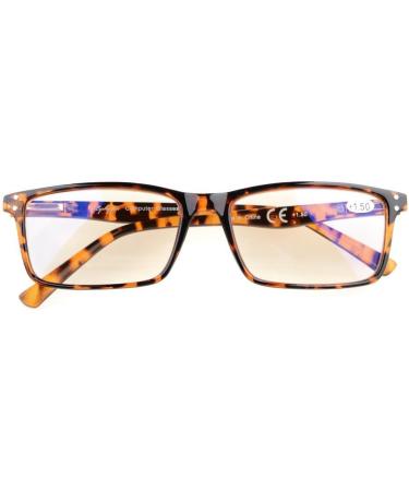 Eyekepper Stylish Tortoiseshell Computer Reading Glasses +2.75 | Quality Spring Hinges for Comfort - Buy Online on GoSupps.com