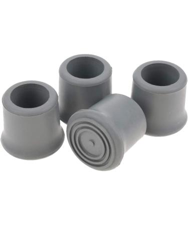 4 Pieces Trekking Pole Caps Walking Stick Ferrules Non-slip Foot Cover - Gray 22mm - Buy Online on GoSupps.com