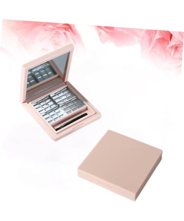 DRESSOOS 2pcs Empty Eyeshadow Dish Makeup Highlighter Empty Compact Eyeshadow Square Highlighters - Buy Online on GoSupps.com