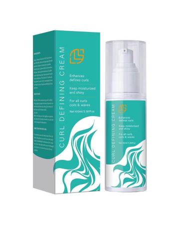 Curls Boost Defining Cream, Styling Cream for Curly Hair, Anti-Frizz Cream, Moisturizing Conditioner to Control Frizz, Provides Shape, Softness and Hold for Curly Hair