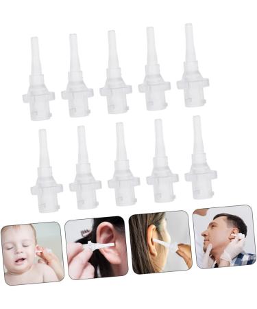 PartyKindom 10pcs Ear Cleaning Disposable Tips Safe Ear Irrigator Nozzle for Adults - Buy Online on GoSupps.com