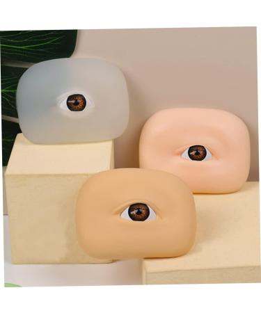 Housoutil 2pcs Eye Practice Skin Eyeshadow Supplies Eye Skin Practice Tool Semi-permanent Exercise Board 6.5x4.9cm As Shown - Buy Online on GoSupps.com