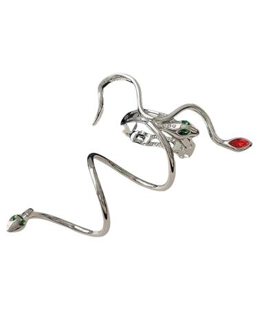 minkissy Snake Hairpin Tiaras for Women Hair Accessories for Women Snake Hair Accessories Ponytail Holder Clip Ponytail Clip Snake Hair Pin Hair Claw Clip Serpentine Miss Metal Claw Needle