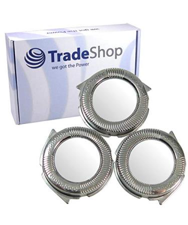 Trade-Shop 3er Set Scherk head knife blade razor blade compatible with Philips S5320/06 S5340 S5340/06 S5355 S5370 S5380 S5390 S5395