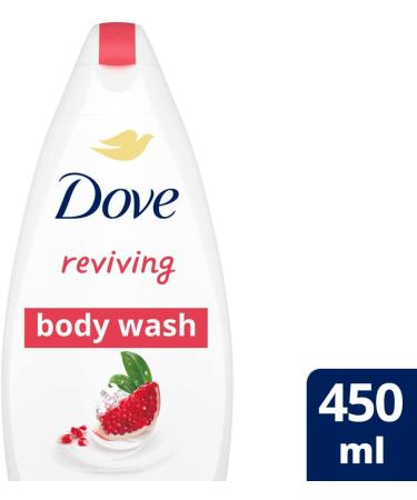 Dove Gel douche Reviving Body Wash avec grenade et hibiscus pour une peau plus douce et plus lisse apr s une douche 450 ml - Buy Online on GoSupps.com