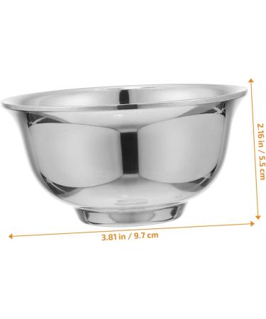 Fomiyes Men's Shaving Foam Bowl - Stainless Steel Container for Shaving Cream & Soap | Best Men's Grooming Essentials - Buy Online on GoSupps.com