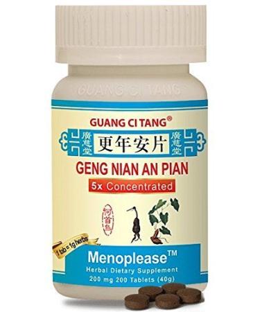 Geng Nian An Pian (Wan) (Menoplease) 200 mg 200 Tablets