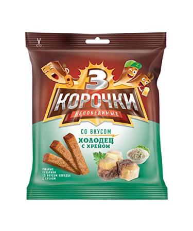 Korochki Rye Bread Rusks Croutons Variety Pack - 20 Pieces - Buy Online on GoSupps.com