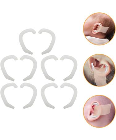 5 Pairs Children Ear Correction Baby Auricle Valgus Correction Patch Silicone Correction Patch Skin Friendly Comfortable Baby Gel Ear Tape Non-Slip Newborn Silica Gel Stickers White White 4.4x3.6cm - Buy Online on GoSupps.com