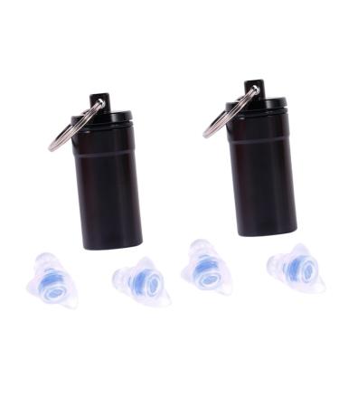 Healvian 2 Pairs Noise Cancelling Ear Buds Sleeping Earbuds Silicone Ear Plugs Ear Plugs for Kids Noise Canceling Ear Plug Noise Canceling Ear Buds Corded Earbuds Filter Noise Reduction