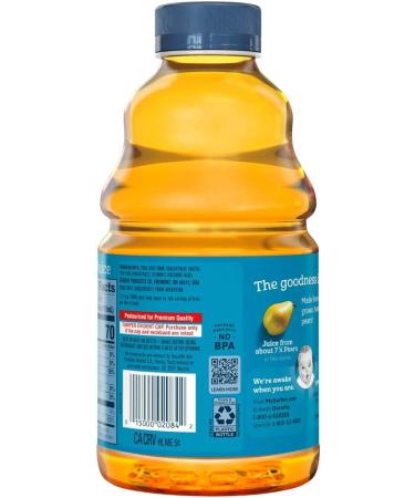 Gerber Nature Select Baby 100% Pear Juice 32 Fl Oz (Pack of 2) - All Natural Fruit Juice for Infants - Buy Online on GoSupps.com