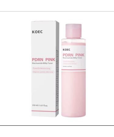 PDRN Pink Niacinamide Milky Toner for Hydrating Moisturizing Soothing Ceramide Peptide Glass Glow Skin Equivalent Korean Skincare Toner for face | 230ml 7.78 fl. Oz.