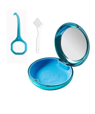 Massive jaw -friendly mounting cover alignment and retainer with a special magnetic closure 1 x holder cover 1 x alignment hook + 1 x brush (blue)