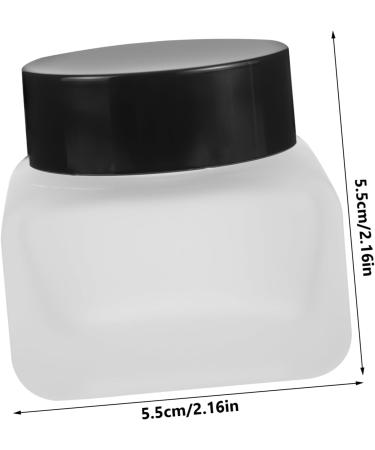 Didiseaon Frosted Glass Jars Cream Sub Container Refillable Lotion Bottle Lotion Containers Glass Cosmetic Cream Bottle Glass Jar with Lid Creami Cosmetic Containers Cream Jar Filling Travel - Buy Online on GoSupps.com