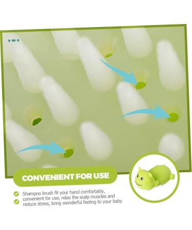 Beavorty 5-in-1 Shampoo Brush & Baby Head Massager - Perfect for Bath Time & Scalp Care | International Shipping Available - Buy Online on GoSupps.com