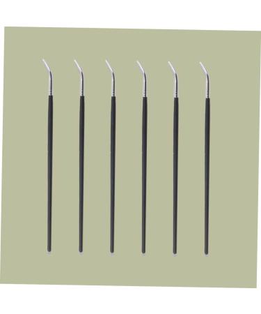 WOONEKY 6pcs Eye Makeup Brush Liner Brush for Eyes Eye Liner Brush Bent Liner Brush Cosmetic Tools - Buy Online on GoSupps.com