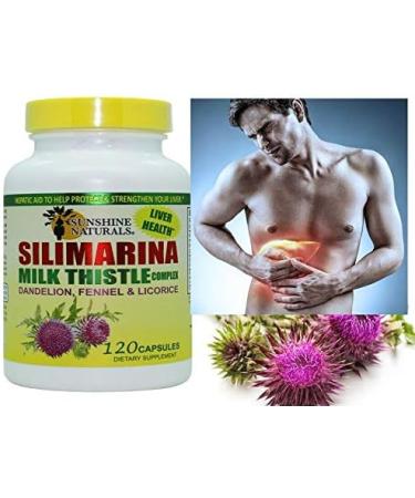 Capsulas De Cardo Mariano 120 - Desintoxicaci n y Regeneraci n del H gado - Buy Online on GoSupps.com