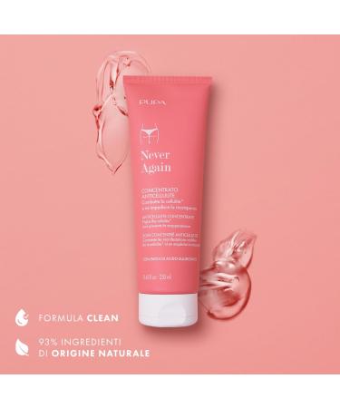 PUPA Milano Never Again Anticellulite Concentrate - Effective Cellulite Prevention & Treatment - 8.4 Oz Cream with Vegetable Extract - Dermatologically Tested - Buy Internationally - Buy Online on GoSupps.com