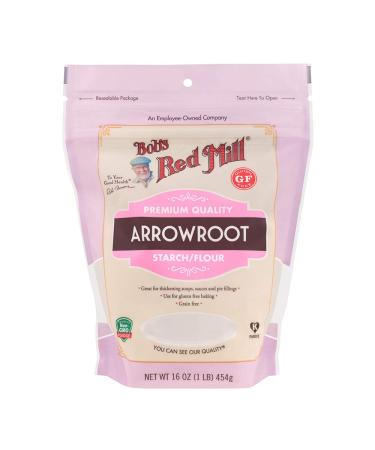 Bob's Red Mill Arrowroot Starch / Flour, 16 Ounce (Pack of 1) Resealable 1 Pound (Pack of 1)