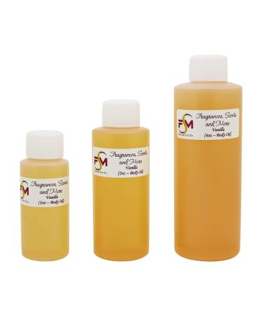 Vanilla Fragrance Oil - 3 Bottles 0.33 Fl Oz Glass Roll On (10ml) 0.33 Fl Oz (Pack of 3)