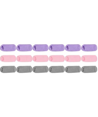 DOITOOL 9 Pairs Foot Gel Socks Non Lotion Socks Cosmetic Moisturizing Socks Beauty Salon Gel Socks Moisturizing Socks Overnight Moisture Enhancing Socks Spa Miss Vegetable Gel Hydrating