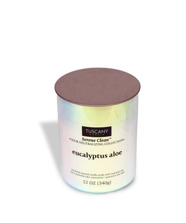 Tuscany Candle Eucalyptus Aloe Scented Jar Candle 12 oz