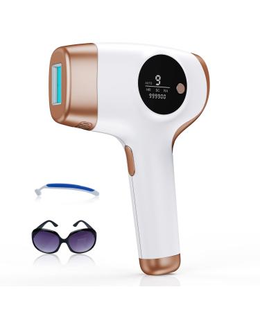 Laser Hair Removal for Women and Men, Upgraded 999,900+ Flashes Permanent Painless At-Home Hair Removal Device for Armpits,Legs and Whole Body Use