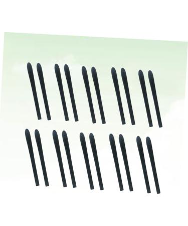 Lurrose 20 Pairs Silicone Eyewear Handles - Non-Slip Glasses Frame Covers for Sunglasses - Anti-Slip Ear Grips 7.3cm x 0.68cm Black - Buy Online on GoSupps.com