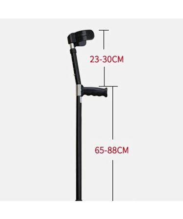 Lightweight Crutches are The Best Choice for Recovery 2 Ergonomic Adult Adjustable Walkers Aluminum Medical-Grade Crutches with Forearm Support Black Warm Life - Buy Online on GoSupps.com
