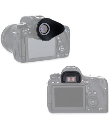 JJC 2 Types Viewfinder Eyecup for Canon 6D 5D 90D 80D 70D - 360 Rotatable Oval Design + Original Eyeshape - Buy Online on GoSupps.com