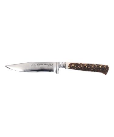 Stubai High quality fixed hunting knife with leather sheath |100 mm |To disassemble separate exclude or cut the killed game and pieces of meat