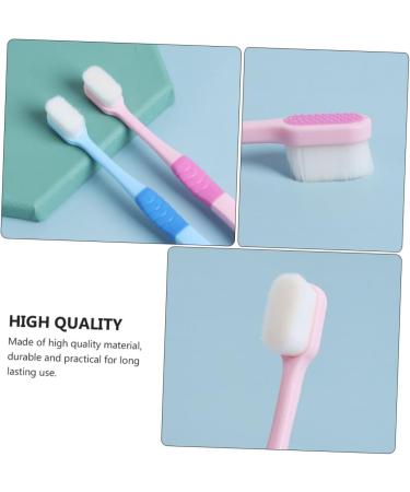 Minkissy 4-Piece Portable Children s Toothbrush Set - Soft Safe & Effective Pink Cleaning Tools for Kids | International Shipping - Buy Online on GoSupps.com